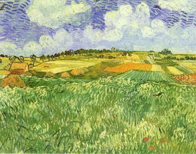 Vincent Van Gogh Plain Near Auvers Norge oil painting art